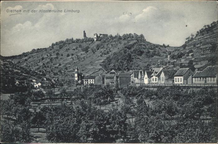 Grethen Bad Duerkheim Grethen Klosterruine Limburg