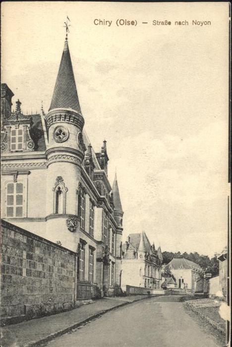Chiry-Ourscamp Strasse nach Noyon