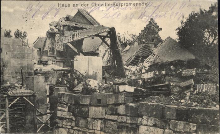 Cheville Kurpromenade Zerstörung