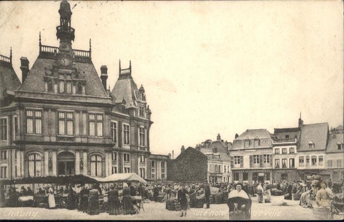 Chauny Aisne Place Hotel de Ville
