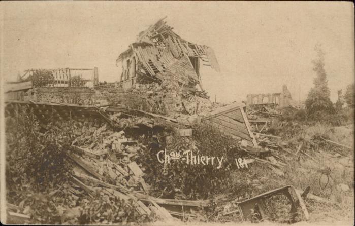 Chateau-Thierry Zerstörung