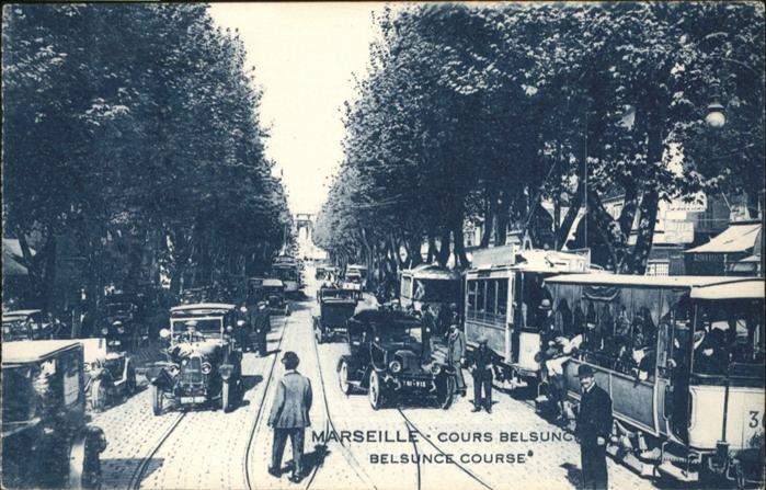 Marseille Bouches-du-Rhone Marseille Strassenbahn Cours Belsunce