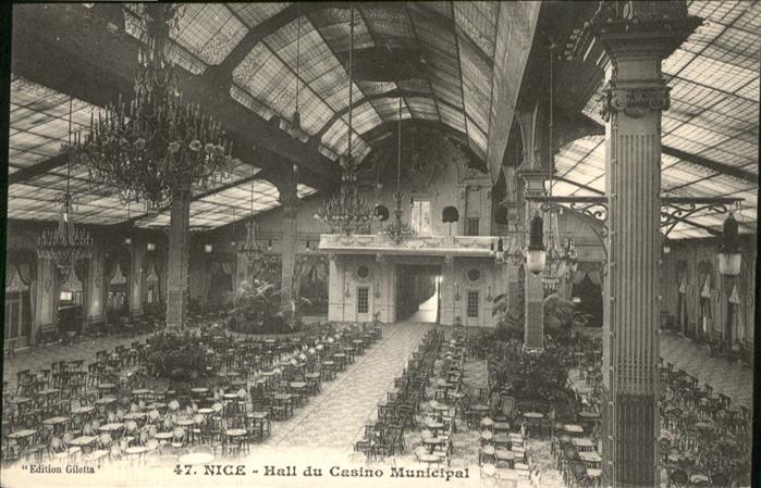 Nice Alpes Maritimes Nice Hall Casino Municipal