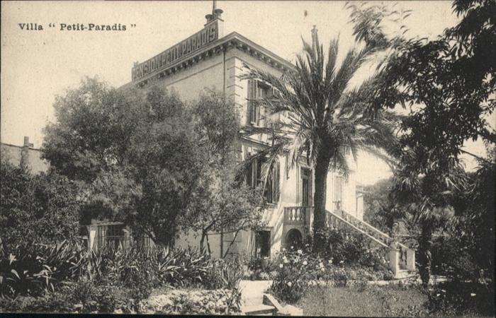Cannes Alpes-Maritimes Cannes Villa Pension Petit-Paradis Rue
