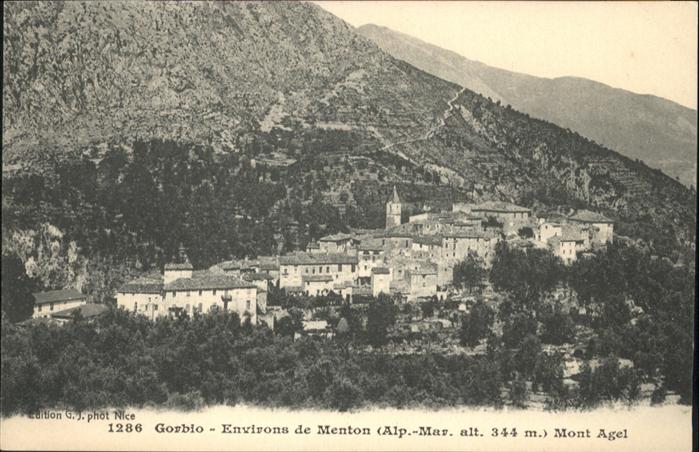 Gorbio Menton Mont Agel