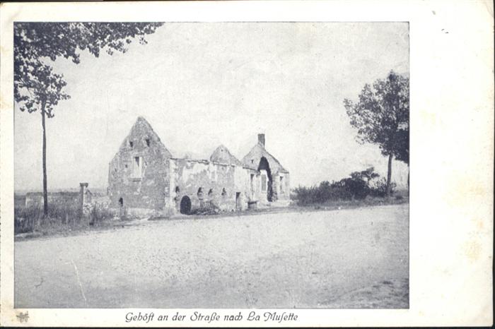 Militaria La_Musette Gehöft Zerstörung *
