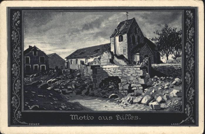 Chermizy-Ailles Künstlerkarte Ernst Lang