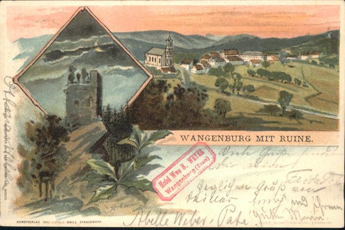 Wangenburg Ruine
