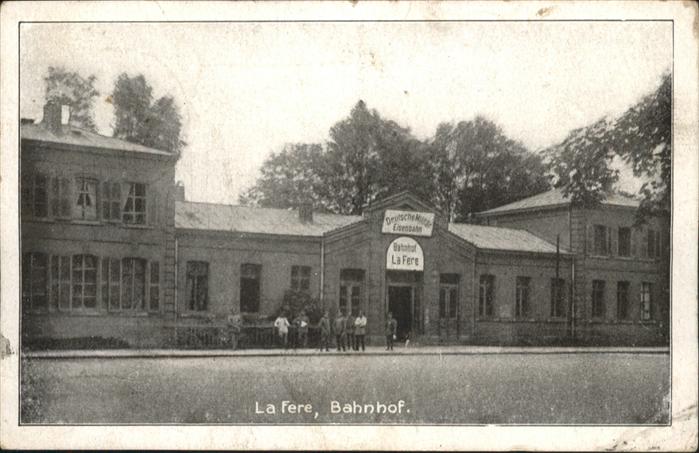 La Fere Aisne La_Fere Bahnhof
