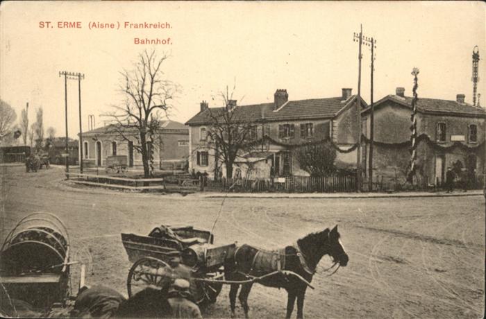 Saint-Erme-Outre-et-Ramecourt Saint-Erme Aisne Bahnhof