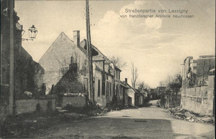 Lassigny Zerstörung