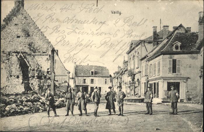 Vailly-sur-Aisne Vailly Soldaten Zerstörung