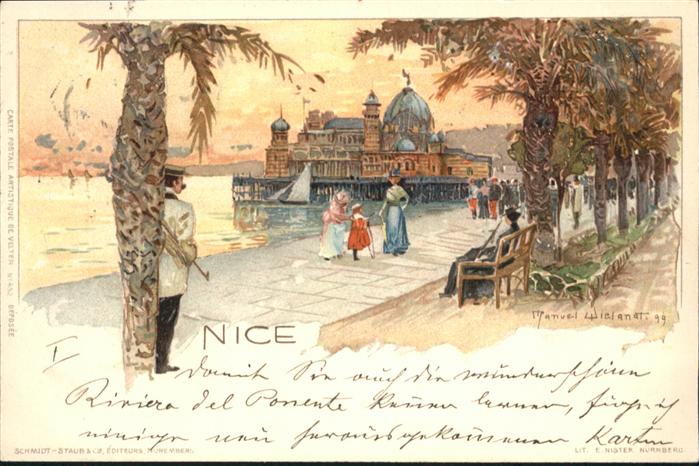 Wielandt Manuel Litho Nice Künstler Manuel Wielandt