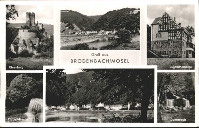 Brodenbach Mosel Rheinland-Pfalz Ehrenburg Donnerloch Jugendherberge