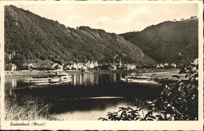 Brodenbach Mosel Rheinland-Pfalz Schiffe