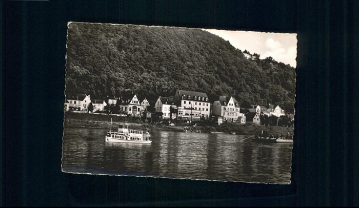 Brodenbach Mosel Rheinland-Pfalz Schiff