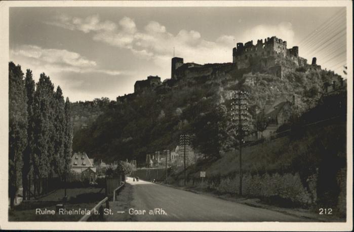 St Goar Ruine Rheinfels