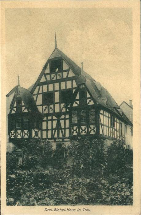 Kroev Mosel Kröv Drei Giebel Haus