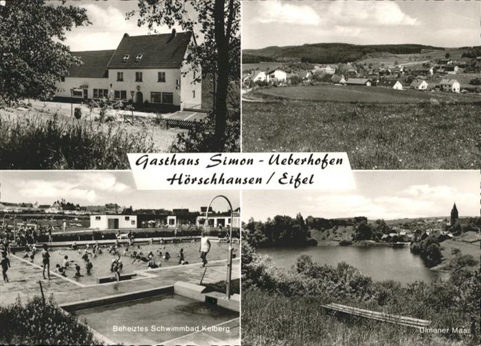 Hoerschhausen Gasthaus Simon Ueberhofen Schwimmbad