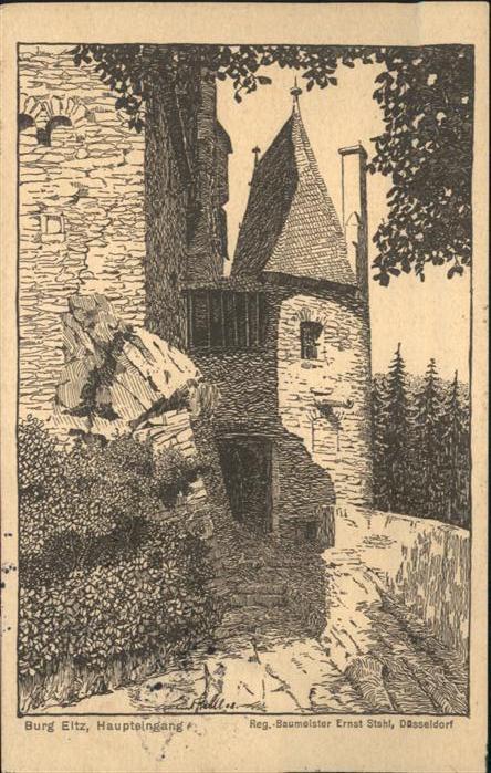 Wierschem Burg Eltz Haupteingang