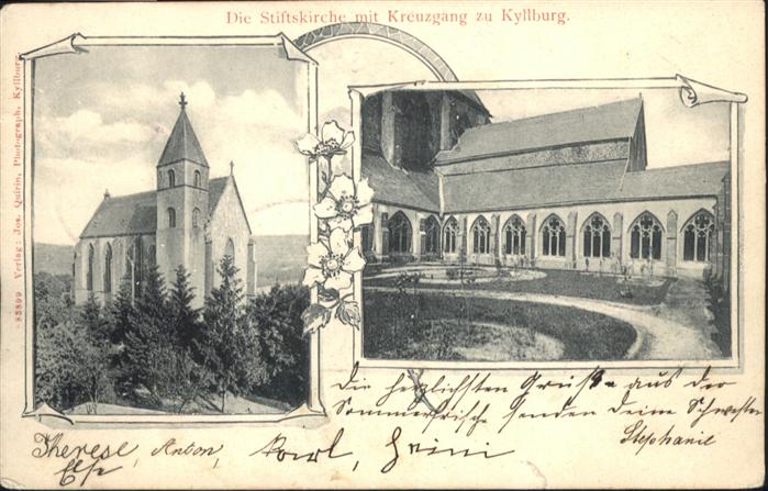 Kyllburg Rheinland-Pfalz Kyllburg Stifts Kirche Kreuzgang