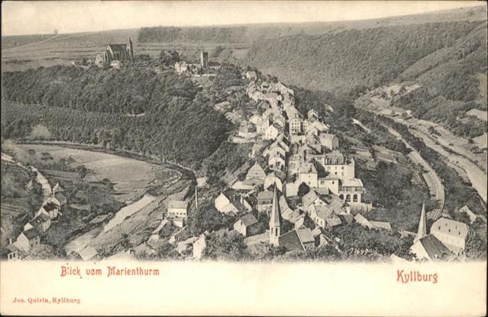 Kyllburg Rheinland-Pfalz Kyllburg Vom Marienthurm