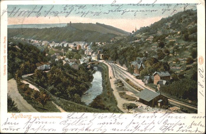 Kyllburg Rheinland-Pfalz Kyllburg Vom Oberkailerweg
