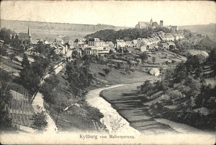 Kyllburg Rheinland-Pfalz Kyllburg Vom Malbergerweg