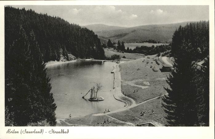 Brilon Hochsauerlandkreis NRW Strandbad