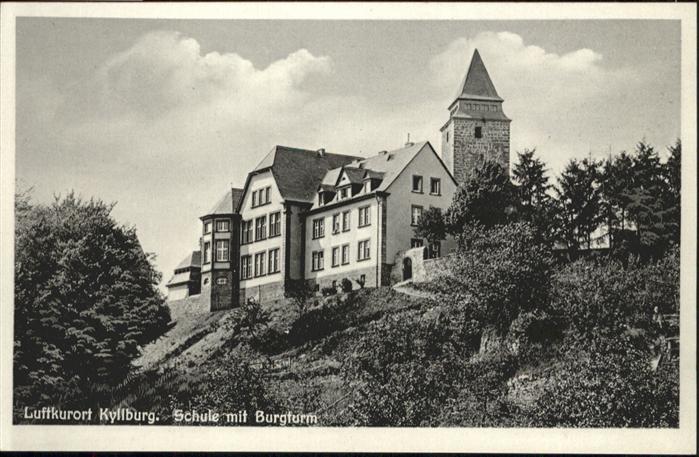 Kyllburg Rheinland-Pfalz Kyllburg Schule Burgturm