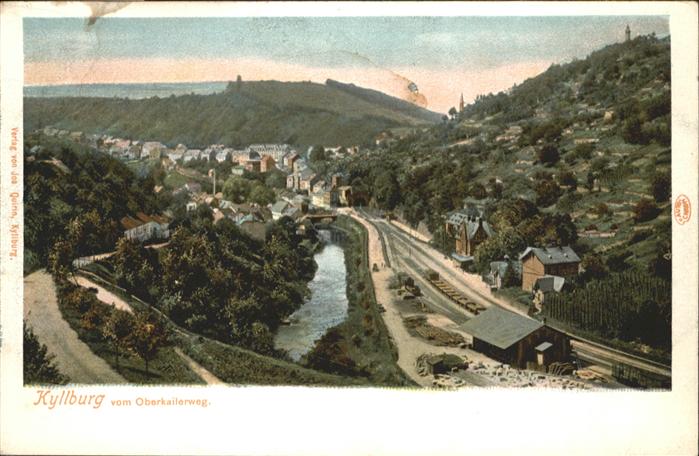 Kyllburg Rheinland-Pfalz Kyllburg Vom Oberkailerweg