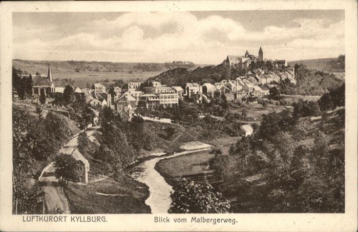 Kyllburg Rheinland-Pfalz Kyllburg Vom Malbergerweg