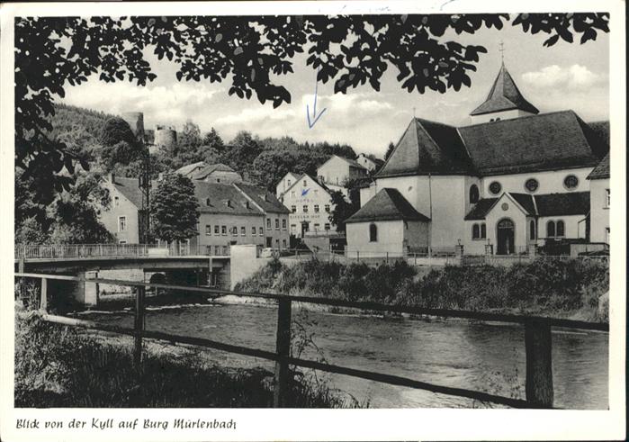 Muerlenbach urg Brücke Hotel Eifeler Hof x