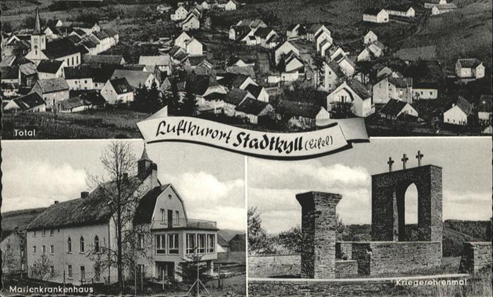 Stadtkyll Marien Krankenhaus Kriegerehrenmal