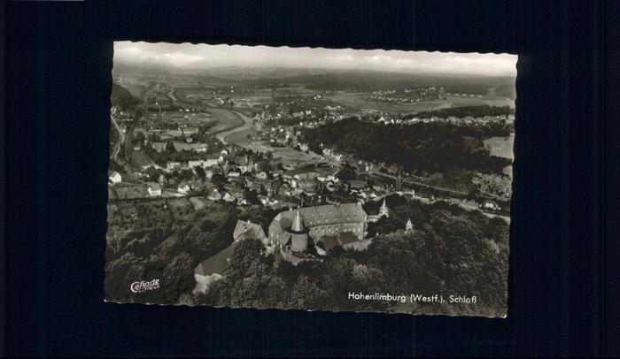 Hohenlimburg Fliegeraufnahme Schloss