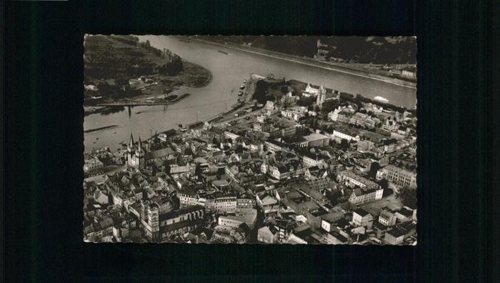 Koblenz Rhein Koblenz Fliegeraufnahme