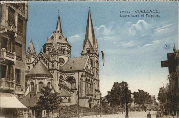 Koblenz Rhein Koblenz Lohrstrasse Kirche