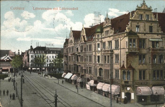 Koblenz Rhein Koblenz Löhrrondell Löhrstrasse x