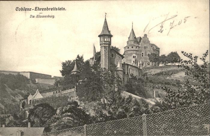 Ehrenbreitstein Klausenburg