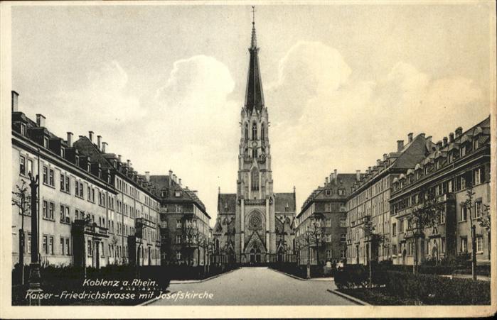 Koblenz Rhein Koblenz Kaiser Friedrichstrasse Josefsk