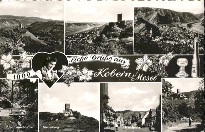 Kobern-Gondorf Kobern Sauerbrunnen Niederburg Marktpla