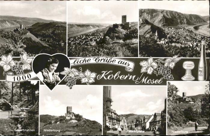 Kobern-Gondorf Kobern Sauerbrunnen Niederburg Marktpla