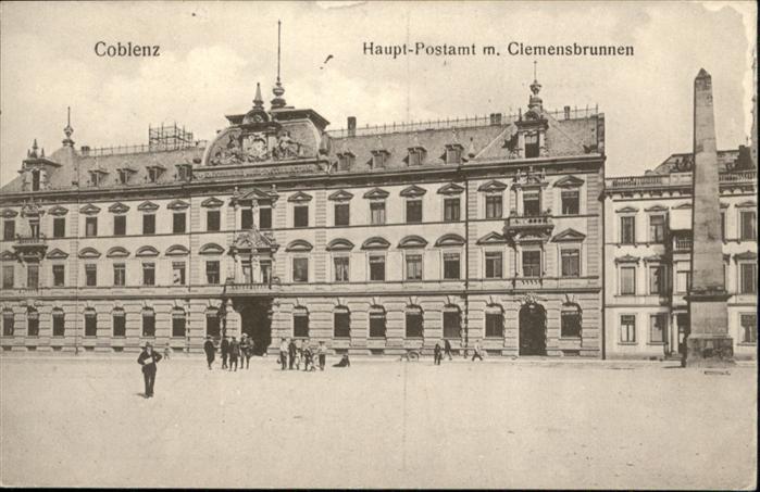 Koblenz Rhein Koblenz Postamt Klemensbrunnen