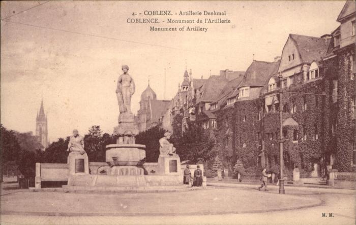 Koblenz Rhein Koblenz Artilleriedenkmal