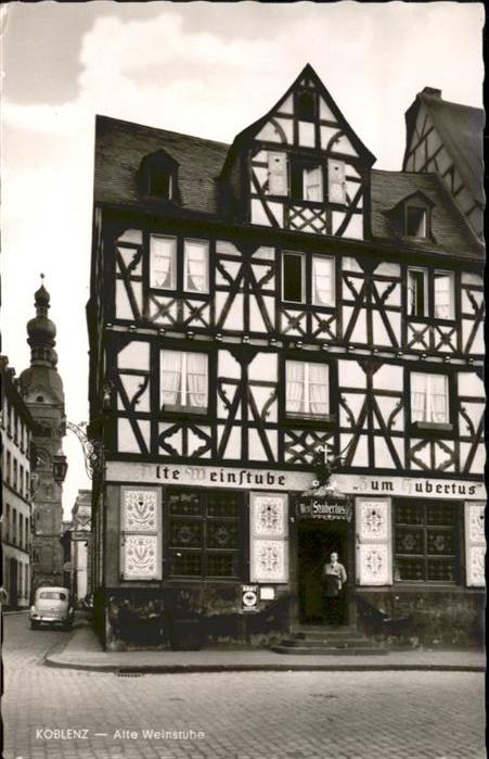 Koblenz Rhein Koblenz Weinstube Hubertus