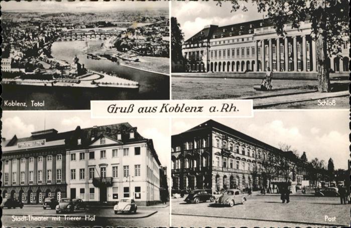 Koblenz Rhein Koblenz Theater Trierer Hof Schloss Pos