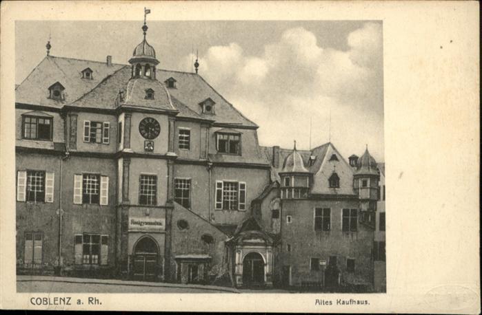 Koblenz Rhein Koblenz Kaufhaus