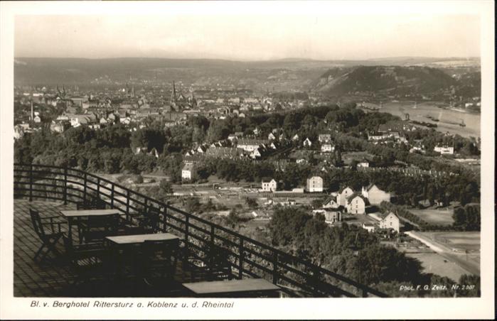 Koblenz Rhein Koblenz Berghotel Rittersturz