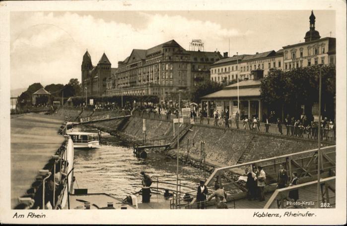 Koblenz Rhein Koblenz Rheinufer