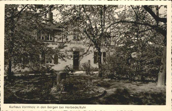 Herbede Kurhaus Vormholz